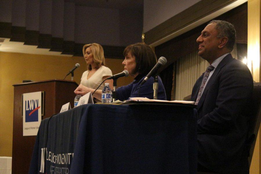 League of Women Voters held a debate in Robert Morris Universitys Yorktown Hall the night of March 20, 2019.
