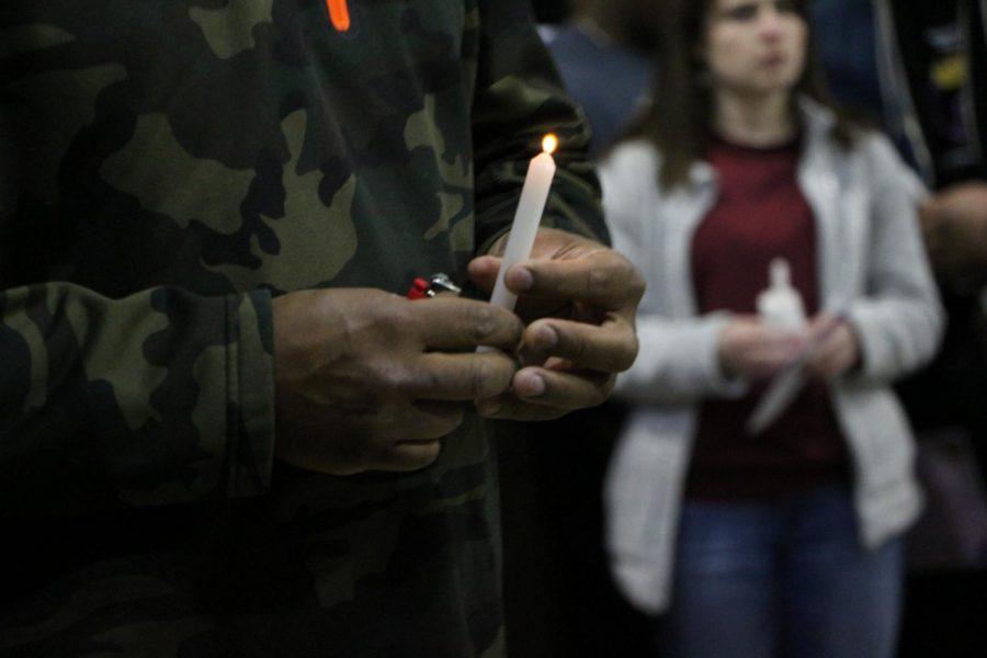 Students gathered at Robert Morris University to remember and honor the late Antwon Rose who was shot and killed by Pittsburgh Police officer Michael Rosfeld in 2018. Photo Credit: (RMU Sentry Media/Soundharjya Babu) 