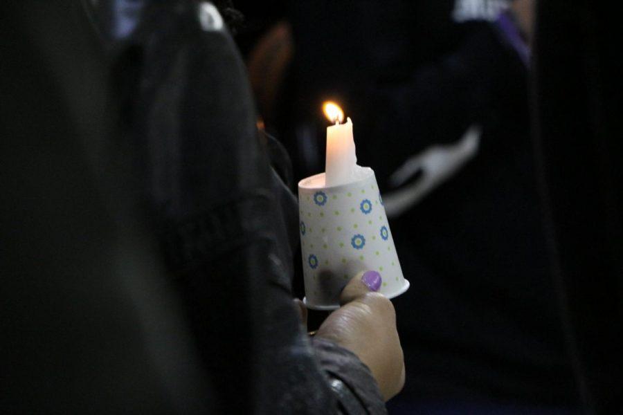 The Robert Morris University community gathered to remember and honor Antwon Rose Jr., who was shot and killed by Pittsburgh Police Officer Michael Rosdeld in June 2018. Photo Date: March 29, 2019. Photo Credit: (RMU Sentry Media/Soundharjya Babu)