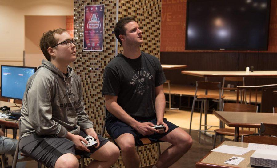 Esports Class hosted a tournaments featuring RMU President Howard on April 22, 2019.