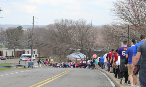 Robert Morris University Hosts the Third Annual Out of the Darkness Walk to raise mental health awareness. 
Photo Credit: (RMU Sentry Media/ Soundharjya Babu)