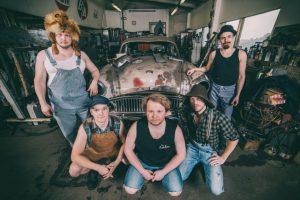 The five members of Steve n Seagulls (pictured from top left) Hiltunen, Puikkonen, Remmel, Herman, and Pukki