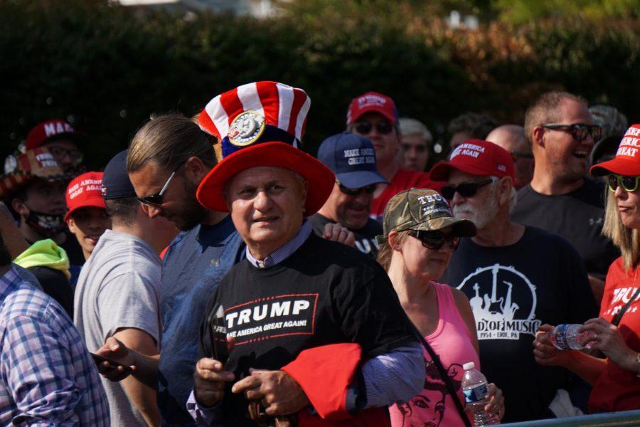 President Donald Trump rally at the Pittsburgh International Airport