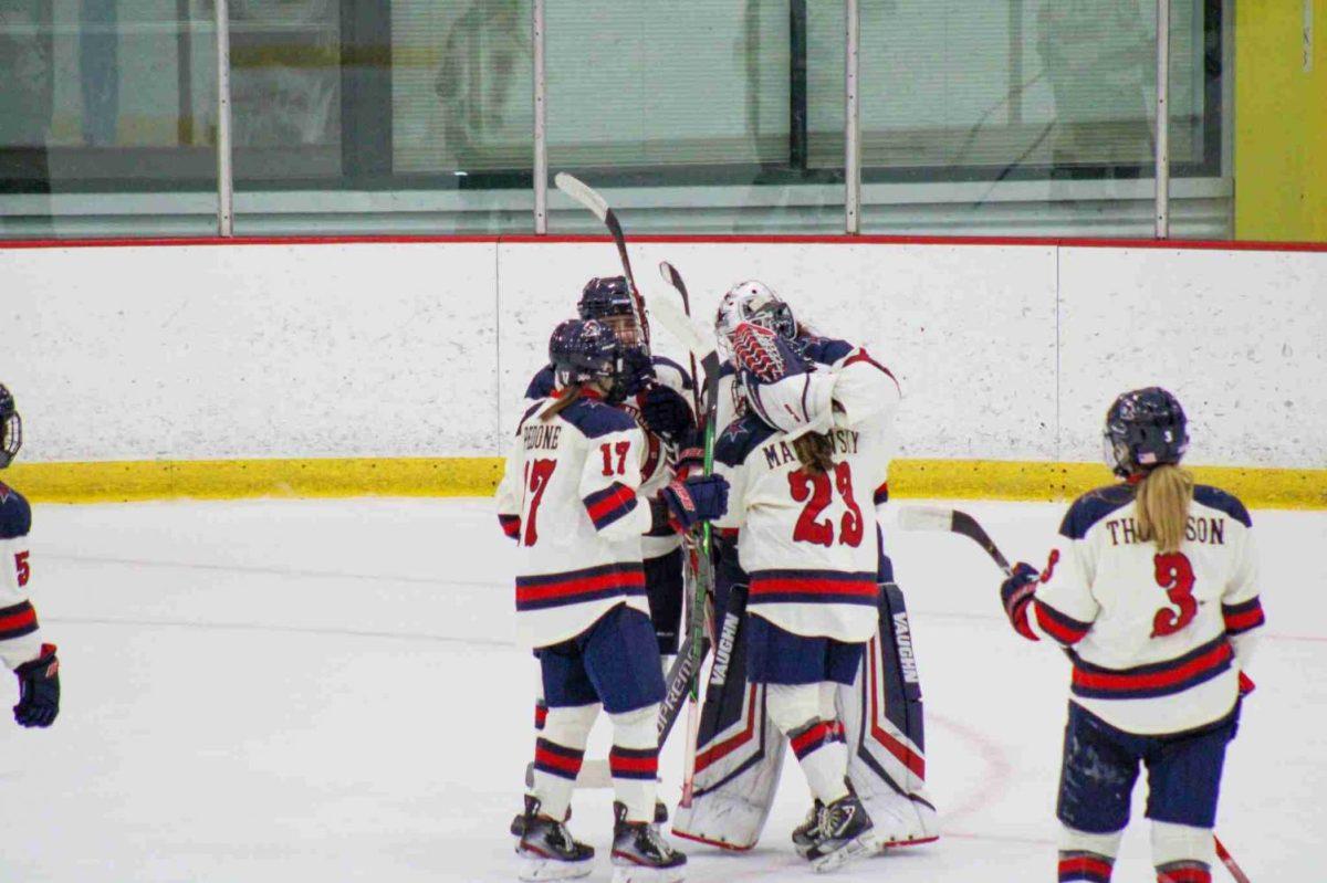 Womens hockey heads down to St. Charles for another date with the Lindenwood Lions this weekend. Photo credit: Nathan Breisinger