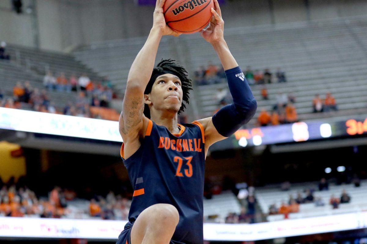 The+NCAA+DI+Council+granted+a+waiver+to+allow+all+DI+transfer+student-athletes+in+all+sports+to+compete+immediately+this+year%2C+allowing+mens+basketball+forward+Kahliel+Spear+to+play.+Photo+Credit%3A+Bucknell+University+Athletics