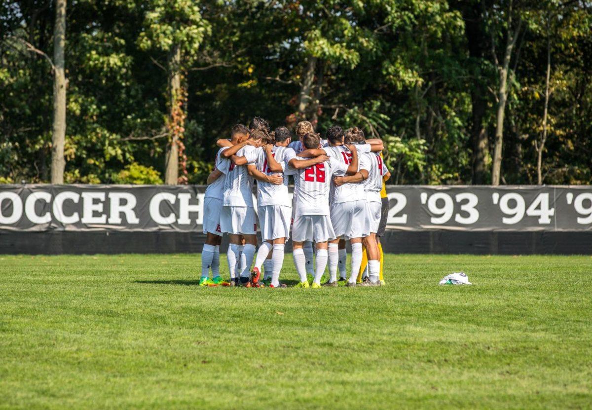 Mens soccer announced their spring schedule. Photo Credit: David Auth