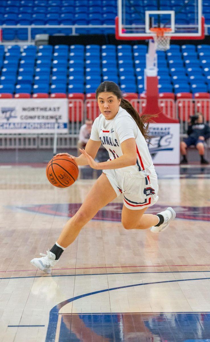 Natalie Villaflor and the Colonials will try to knock off the Raiders on the road this weekend. Photo Credit: Thomas Ognibene