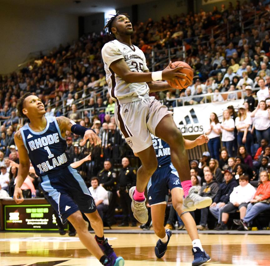 Justin Winston transferred to Robert Morris from St. Bonaventure. He was appearing on the Colonials bench during their weekend series with Northern Kentucky. Photo Credit: St. Bonaventure Athletics