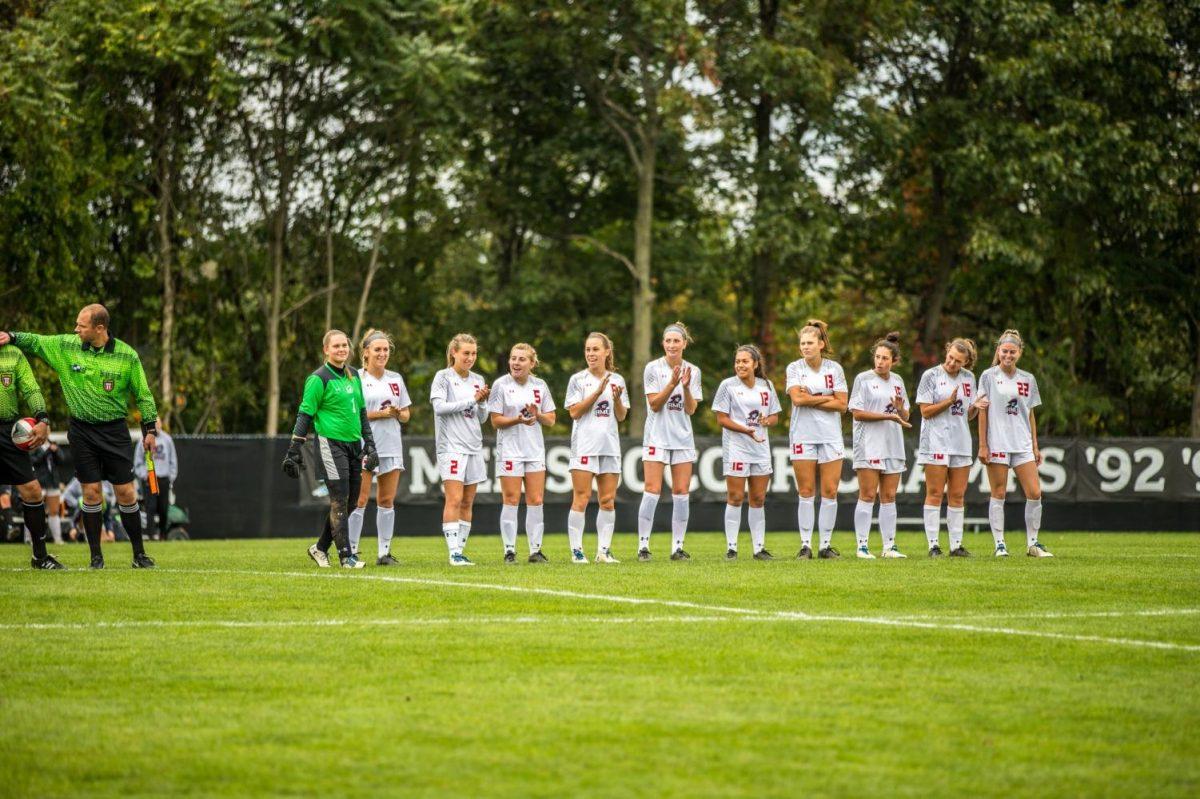 Womens soccer placed 11th in the Horizon League preseason poll. Photo Credit: David Auth