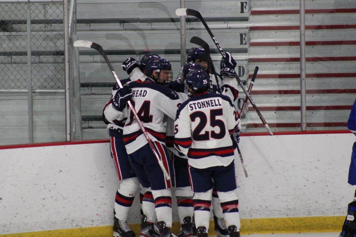 Mens hockey was named regular-season champions of the Atlantic Hockey western pod. Photo Credit: Nathan Breisinger