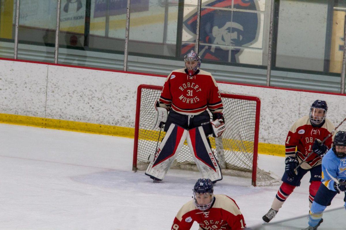 Noah+West+notched+his+first+collegiate+shutout+in+the+Colonials+4-0+victory+over+LIU+on+Saturday.+Photo+Credit%3A+Garret+Roberts