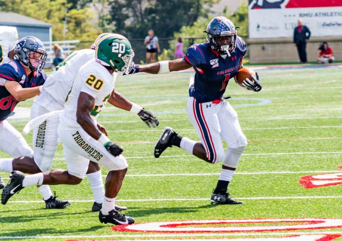 RMU will have to wait for their Big South opener with their game Saturday against Monmouth canceled. Photo Credit: David Auth