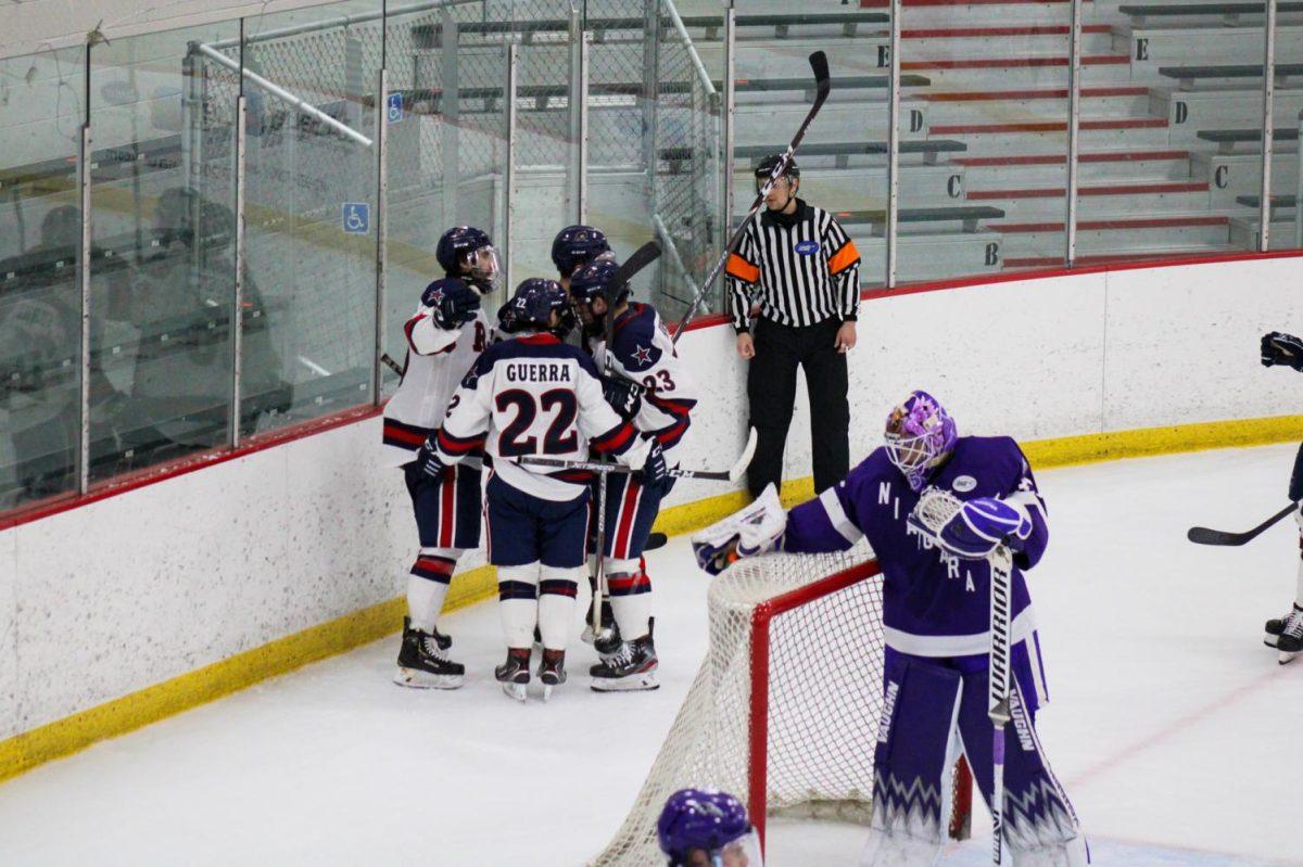 Mens+hockey+cleaned+house+at+the+all-league+awards+ahead+of+their+postseason+series+against+Niagara.+Photo+Credit%3A+Nathan+Breisinger