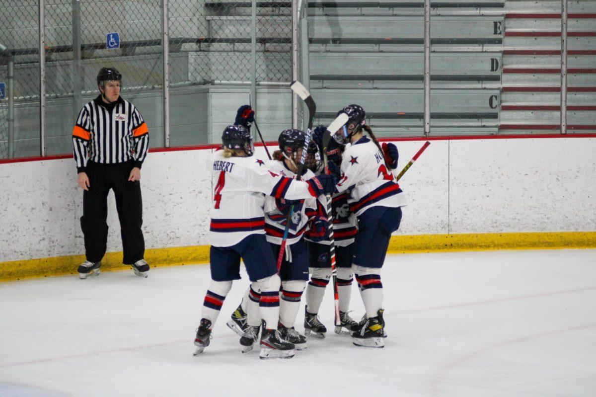 Womens hockey rolled no. 1 Northeastern for their first-round NCAA Tournament matchup. Photo Credit: Nathan Breisinger