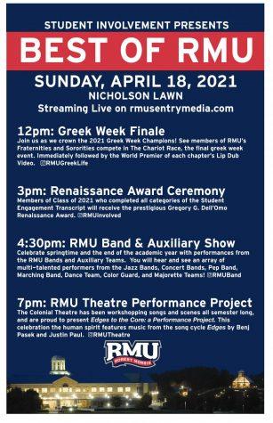 Edges to the Core musical review to preform on Best of RMU Day
