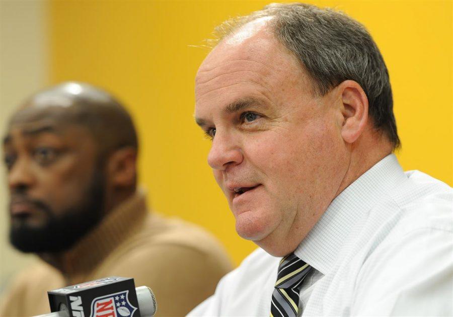 Kevin Colbert stepped from his position on the RMU Board of Trustees due to the recent hockey news. Photo Credit: Pittsburgh Post-Gazette