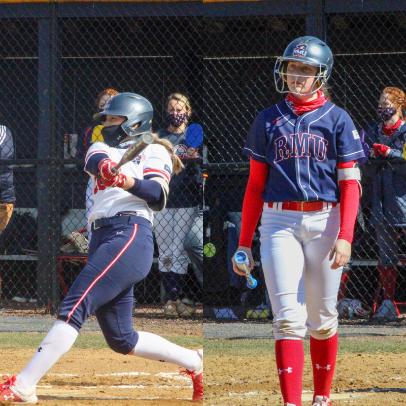 Natalie Higgins (left) and Charlotte Grover (right) both received Horizon League All-League Honots. Photo Credit: Tyler Gallo