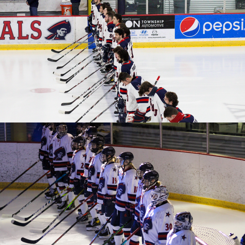 RMU has discontinued its mens and womens hockey programs.