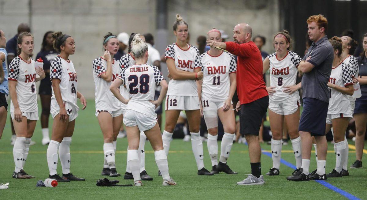 Samuel Goldberg looks ahead at the womens soccer season. Photo Credit: RMU Athletics