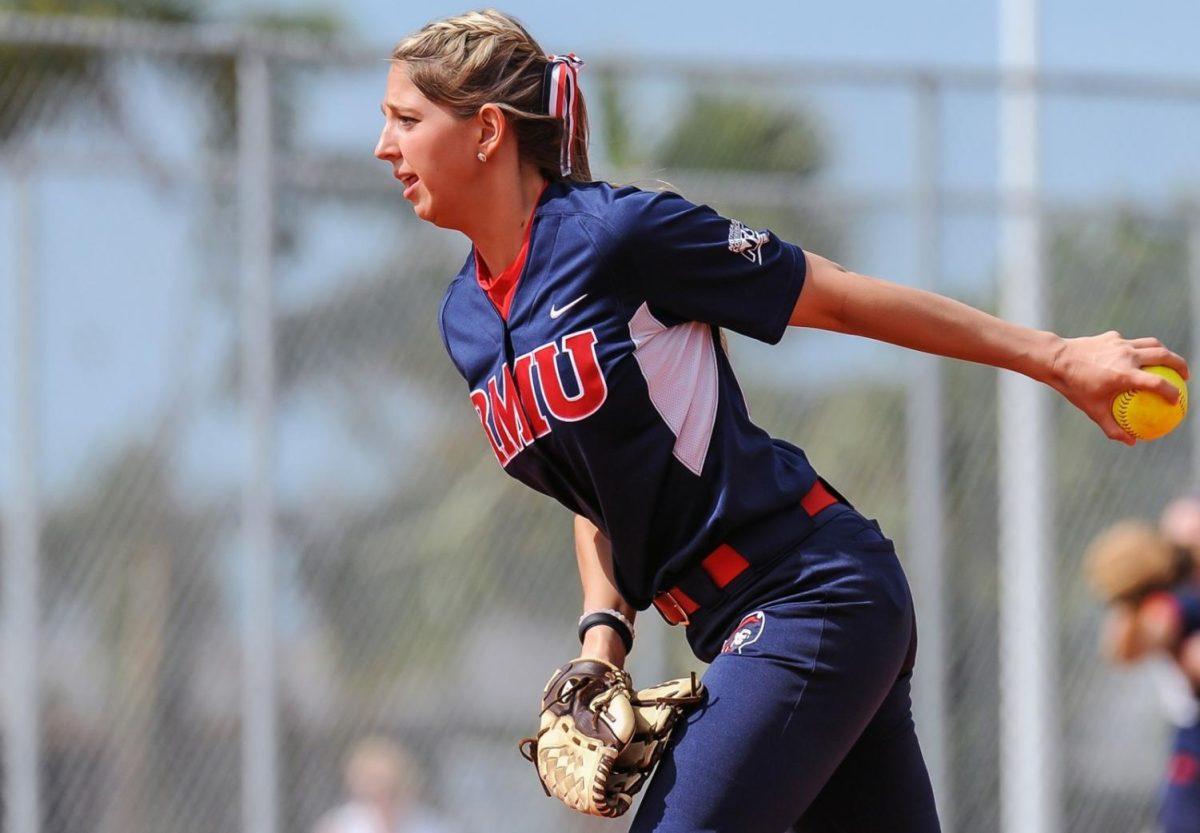 Nicole Sleith was named to the NEC Mount Rushmore. Photo Credit: RMU Athletics