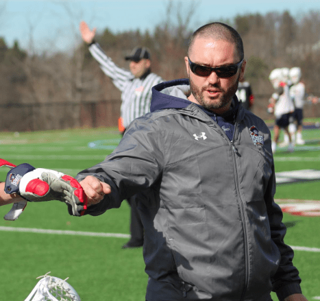 Former mens lacrosse coach Andrew McMinn has been named head coach of RMUs conference foe Utah. Photo Credit: RMU Athletics