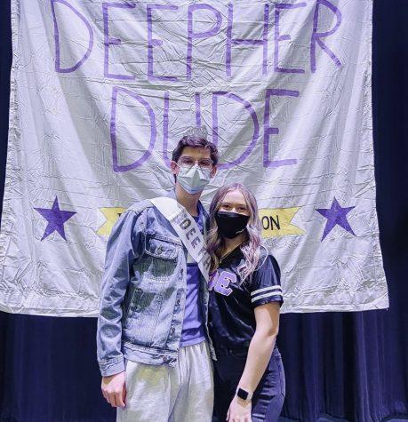 Deepher Dude Phillip Yuhas with sorority coach Ally Balawajder. Photo credit: @dphie_rmu on Instagram