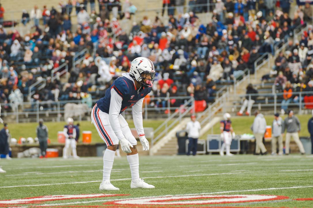 Tavin Harville gets ready to play against Campbell. Photo credit: Justin Newton