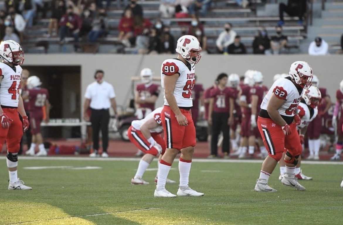 Noah Steverson takes the field for Pacific. Photo credit: Pacific Athletics