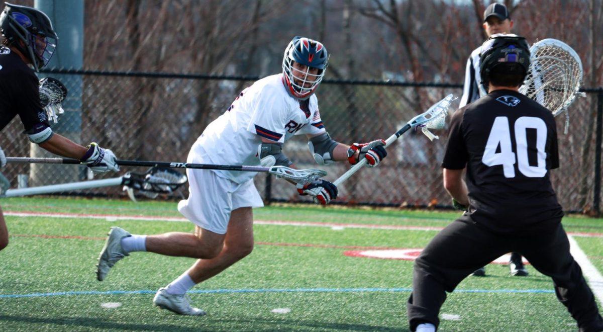 Corson Kealey looks to take a shot against High Point Friday afternoon. Photo credit: Ethan Morrison