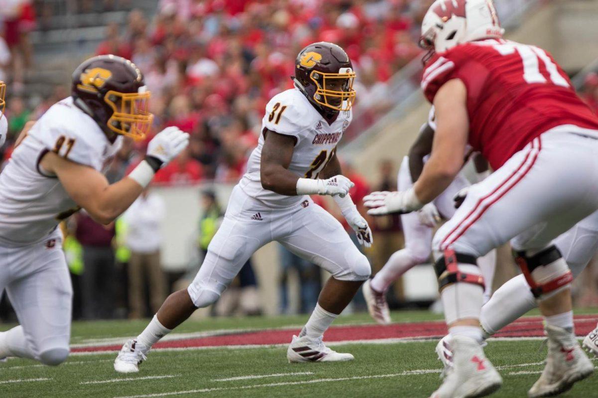 Chuck Jones during his time at Central Michigan. Photo credit: CMU Athletics