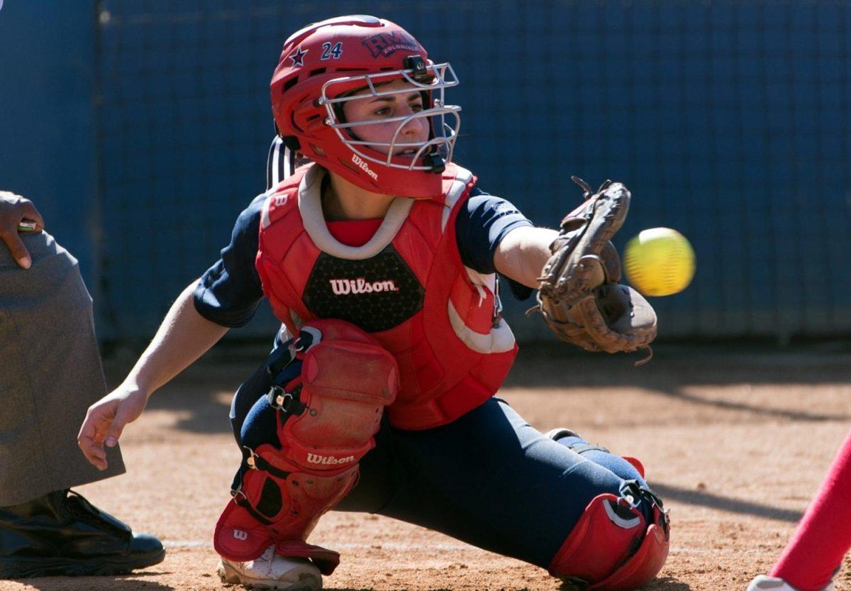 Santillo is the only three-time NEC Golden Glove winner in the awards history. Photo credit: RMU Athletics