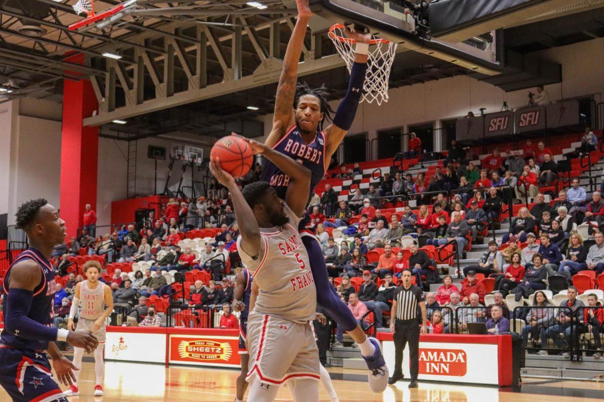 Saint Francis will travel to the UPMC Events Center on Dec. 21 to continue their season series with one another. Photo credit: Nathan Breisinger