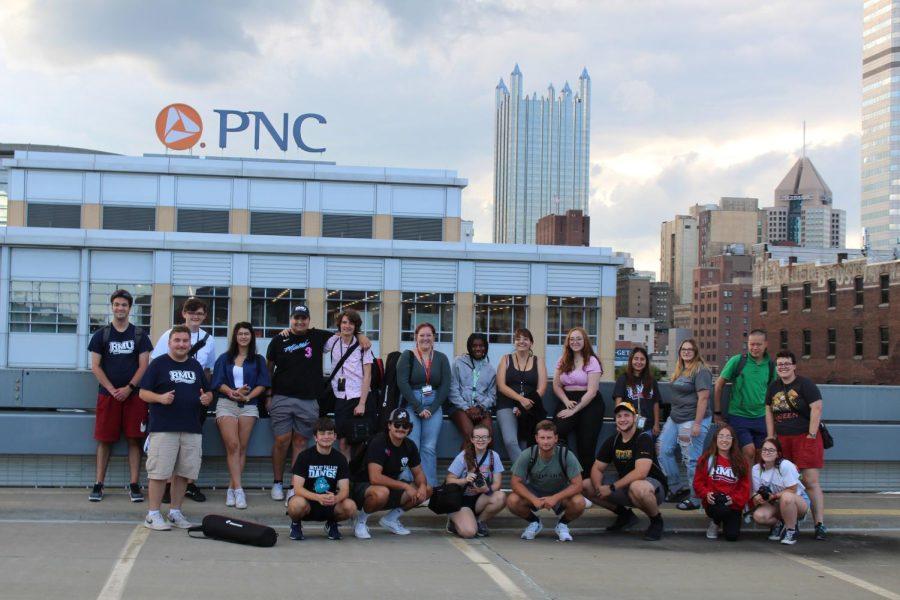 Students hit the city Wednesday night during the Multimedia Fieldtrip with the goal of gathering photos and video of downtown