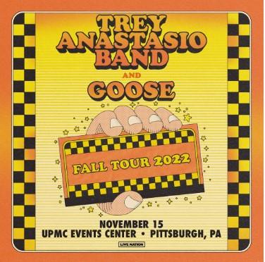 The Trey Anastasio Band and Goose to stop at the UPMC Events Center