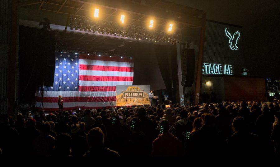 Fetterman rally at Stage AE in Pittsburgh.