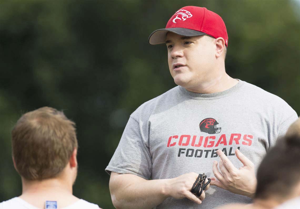 Militzer as OLSH head coach Photo credit: Barry Reeger/Pittsburgh Post Gazette