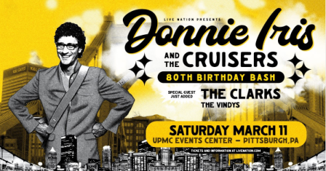 The Clarks to open for Donnie Iris and the Cruisers