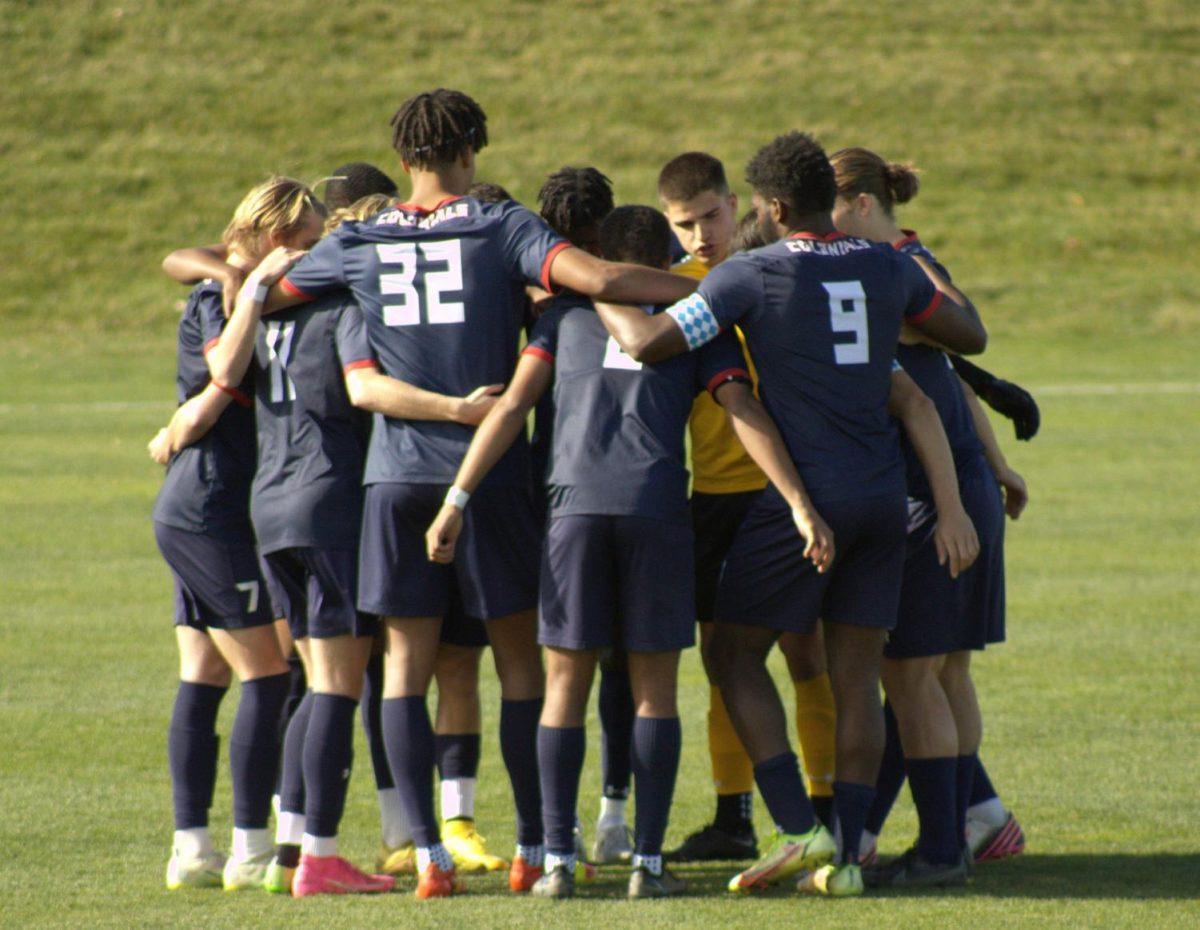 The+Colonials+season+ends+in+Rochester+Hills%2C+Mich.%2C+after+falling+to+Oakland+in+penalties+in+the+opening+round+of+the+Horizon+League+Tournament+Photo+credit%3A+Samantha+Dutch