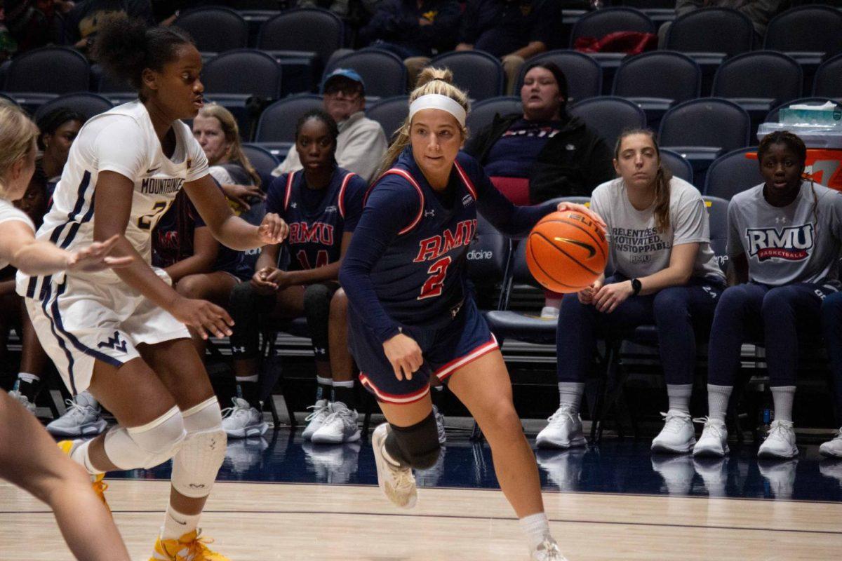 Mackenzie Amalia was held on scoreless in the 72-42 loss to West Virginia