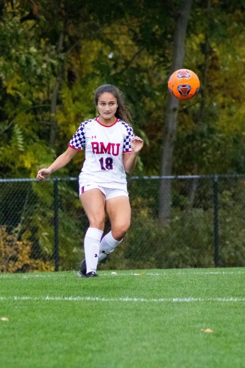 Corvalan had three goals and one assist in her freshman season in 2022 Photo credit: Gabriella Rankin