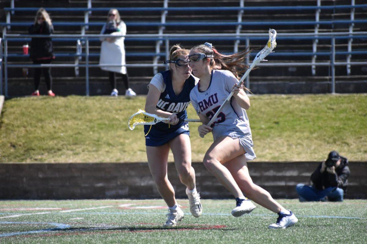 Gia Anthony had a hat trick in the loss to UC Davis Photo credit: Cam Wickline