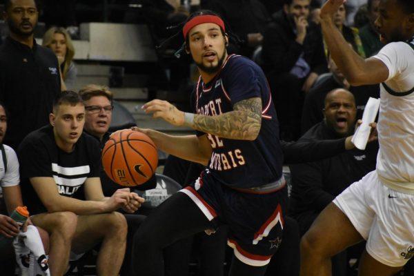 The Colonials dropped their matchup against Cleveland State 57-55 on a last second tip in on February 10 Photo credit: Cam Wickline