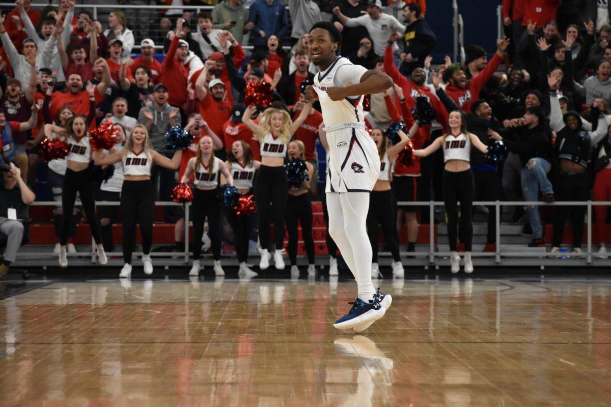 Michael Green III after his game-winner in the first round of the Horizon League Tournament