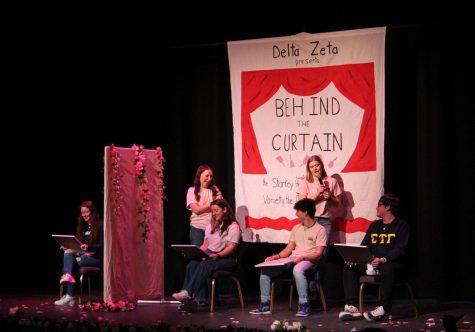 Love Blossoms “Behind the Curtain” at Delta Zeta Event