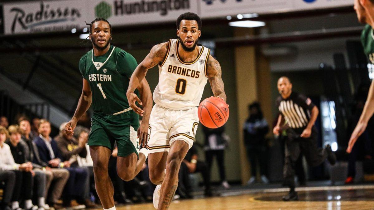 Hastings provides RMU mens basketball with some forward depth. Credit: Western Michigan Athletics