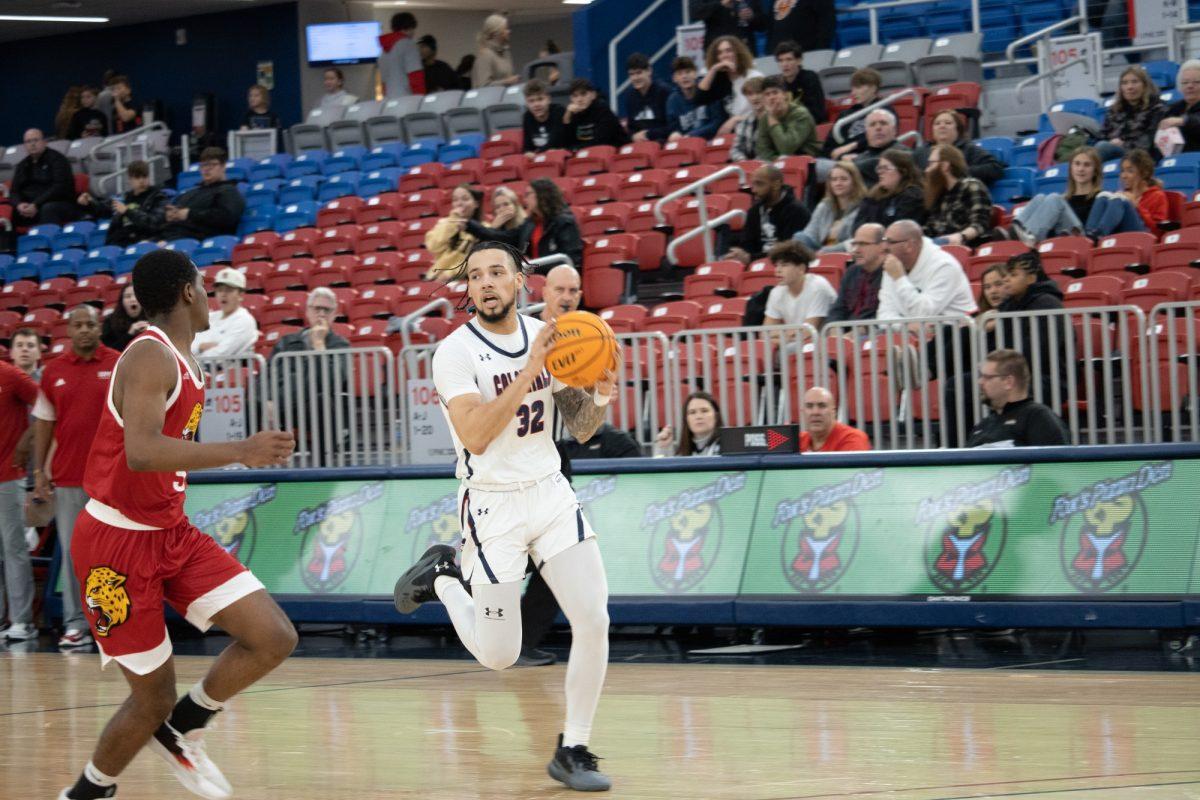 Josh+Corbin+is+one+of+a+few+returners+to+lead+the+Colonials+to+their+first+ever+Horizon+League+Tournament+championship