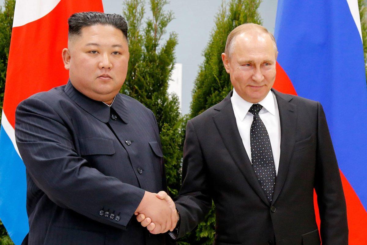 Vladimir Putin meets with North Korean leader to discuss possible arms deal