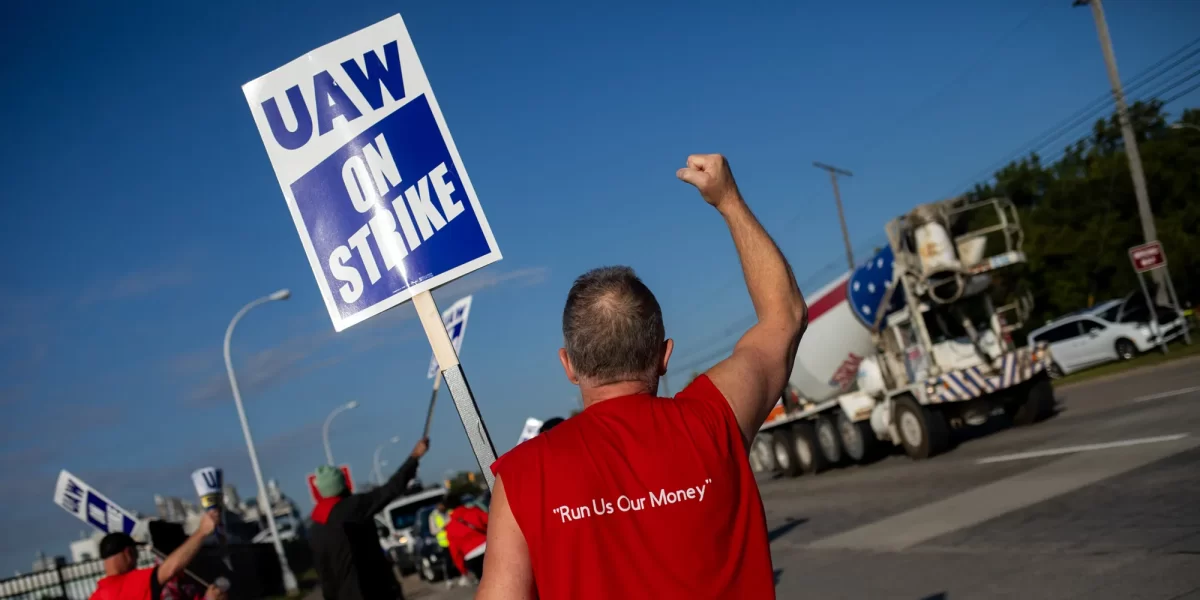 United+Autoworkers+Union+Goes+On+Strike