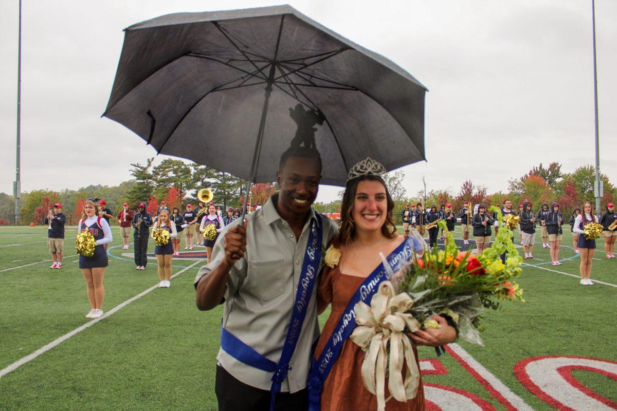 Ezbiansky, Grimes Jr. Crowned RMU Homecoming Royalty 2023