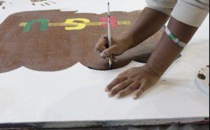 RMU Clubs Paint Their Colonial Pride With Homecoming Mural Event